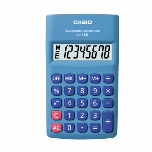 [053-01815] CALCULADORA CASIO HL-815L CELESTE