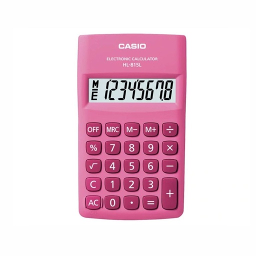 [053-02815] CALCULADORA CASIO HL-815L ROSA