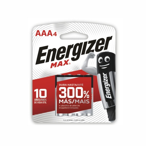 [105-00924] PILA ENERGIZER AAA ALCALINA BP4