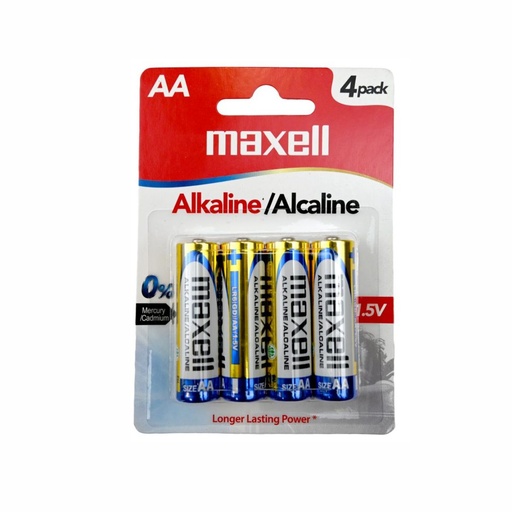 [157-23465] PILA MAXELL AA ALCALINA BP4