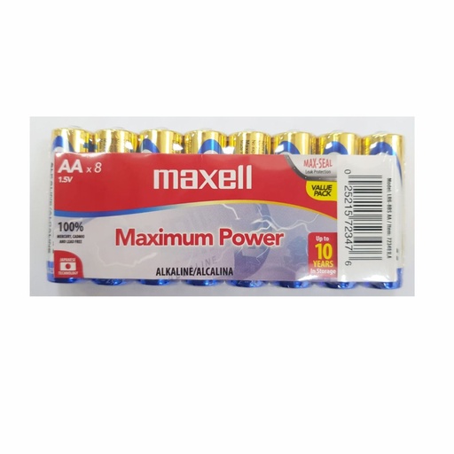 [157-23481] PILA MAXELL AA ALCALINA BP8