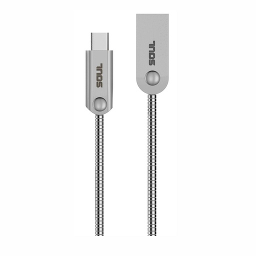 [164-85178] CABLE DE DATOS SOUL IRON FLEX LIGHTNING PLATA