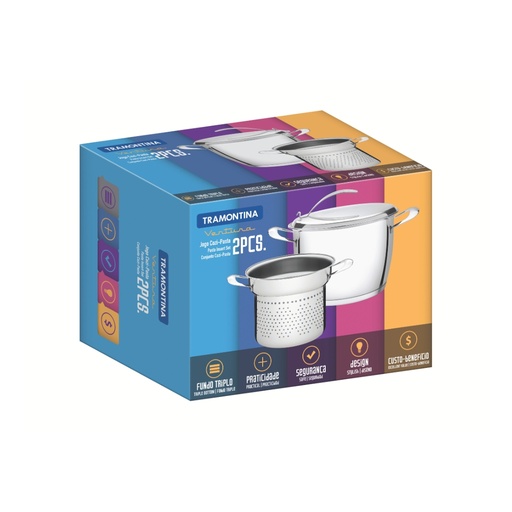 [086-60060] JUEGO TRAMONTINA 65360/060 VENTURA 2PZS