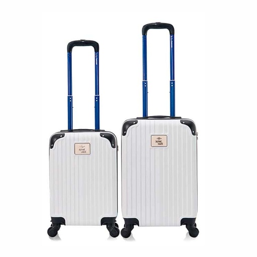 [198-75687] SET VALIJAS ALPINE SKATE 27568 2PZS 20"/19" BLANCO