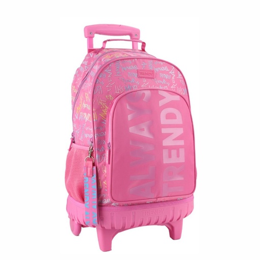 [199-77665] MOCHILA CARRO TRENDY 27766 FUCSIA